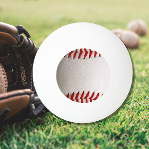 Balle De Ping Pong Baseball et Softball Couture Rouge