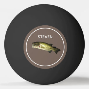 Balle De Ping Pong Bass Fish Outdoor Hobby Mens Personnalisé