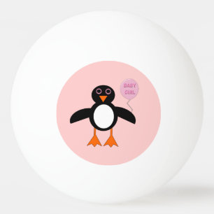 Balle De Ping Pong Bébé rose mignon fille Penguin Ping Pong Ball
