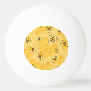 Balle De Ping Pong Bee Buzzing Honey Bees mignonne