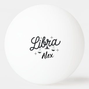 Balle De Ping Pong Bibliothèque personnalisée Zodiac Sign Art