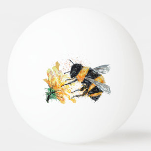 Balle De Ping Pong Big Bumble Bee collecte du pollen