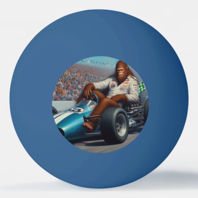 Balle De Ping Pong Bigfoot Racecar (Devant)