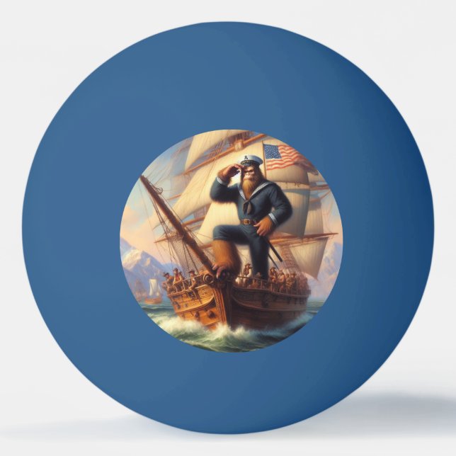 Balle De Ping Pong Bigfoot Sailor (Devant)