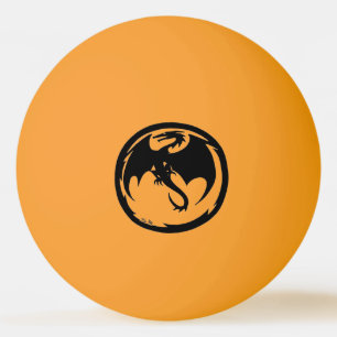 Balle De Ping Pong Black Dragon jaune brillant 1 étoile ping pong ba