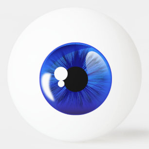 Balle De Ping Pong Blue Eye Ball Iris Funky Novelty Ping Ball
