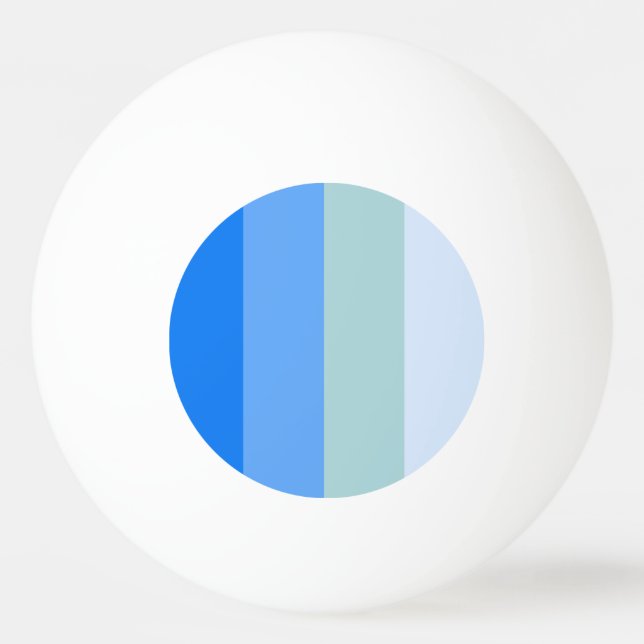 Balle De Ping Pong Blue Stripes Maritime (Devant)