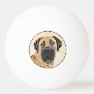 Balle De Ping Pong Boerboel Peinture - Cute Original Chien Art