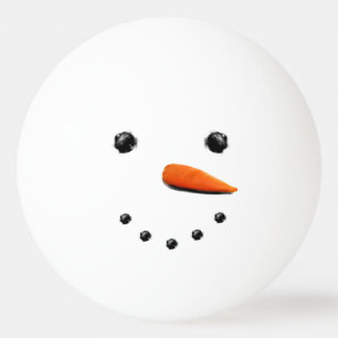 Balle De Ping Pong Bonhomme de neige drôle de Noël
