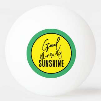 Balle De Ping Pong Bonjour soleil