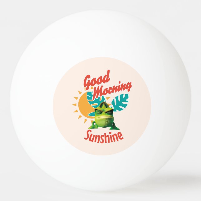 Balle De Ping Pong Bonjour Soleil Lézard Drôle (Devant)