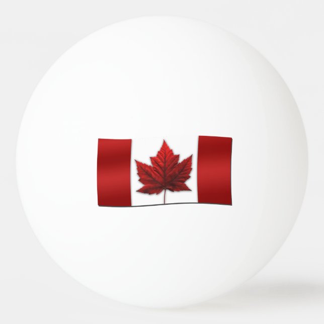 Balle De Ping Pong Boule Canada Ping Pong Personnalisée Boules Canada (Devant)