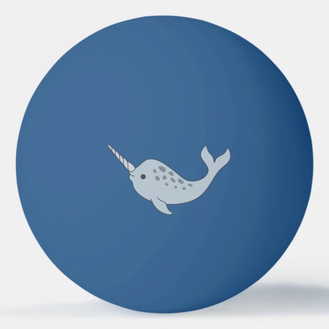 Balle De Ping Pong Boule de bascule Narwhal Tused (Devant)