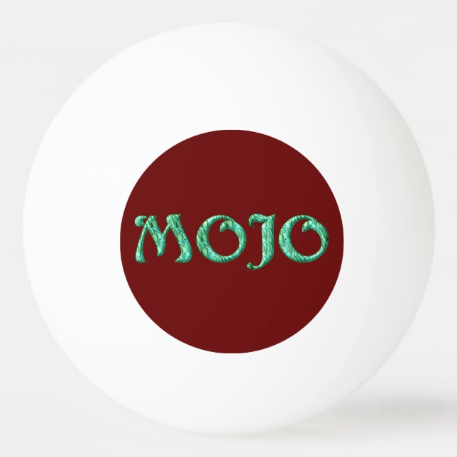 Balle De Ping Pong Boule de ping-pong 1 étoile verte rouge mojo (Devant)