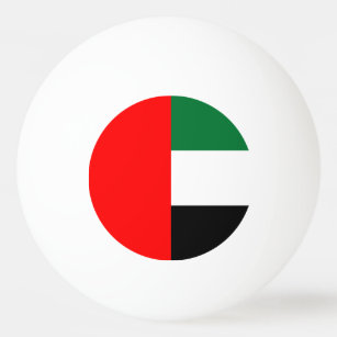 Balle De Ping Pong Boule de ping-pong avec Drapeau des Emirats Arabes