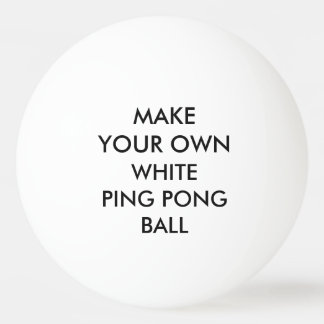 Balle De Ping Pong Boule de ping-pong BLANCHE personnalisée par