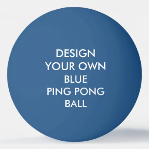 Balle De Ping Pong Boule de ping-pong BLEUE personnalisée par coutum