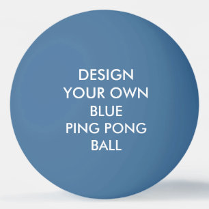 Balle De Ping Pong Boule de ping-pong BLEUE personnalisée par coutume