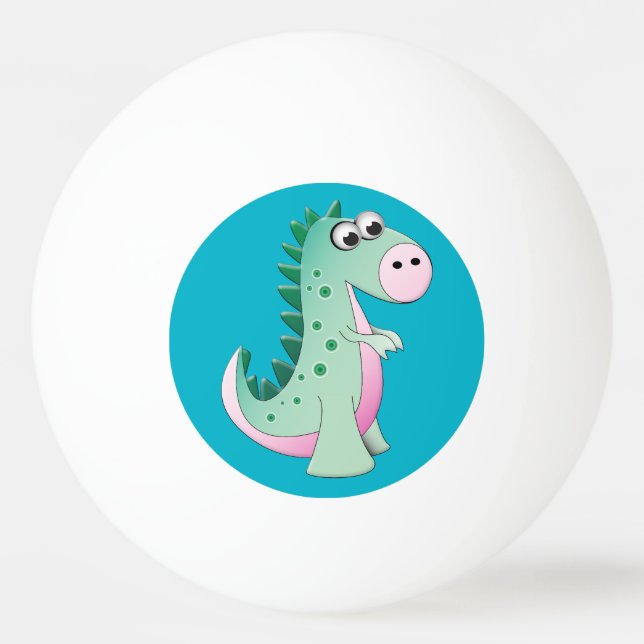 Balle De Ping Pong Boule de ping-pong de dinosaure (Devant)