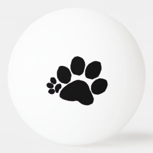 Balle De Ping Pong Boule de ping-pong - Empreintes polydactyles