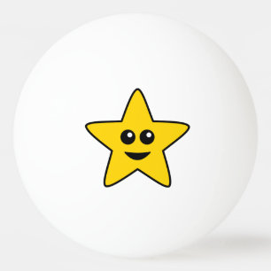 Balle De Ping Pong Boule de ping-pong heureuse d'étoile