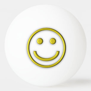 Balle De Ping Pong Boule de ping-pong jaune d'étoile du visage un