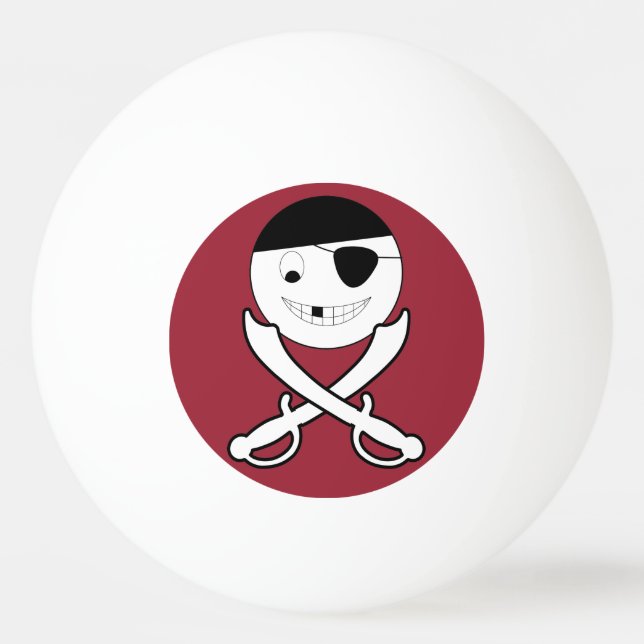 Balle De Ping Pong Boule de ping-pong Jolly roger conviviale (Devant)
