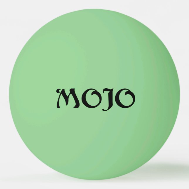 Balle De Ping Pong Boule de ping-pong Mojo 1 étoile verte (Devant)