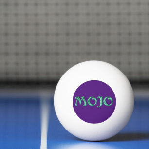 Balle De Ping Pong Boule de ping-pong Mojo vert violet blanc 3 étoile