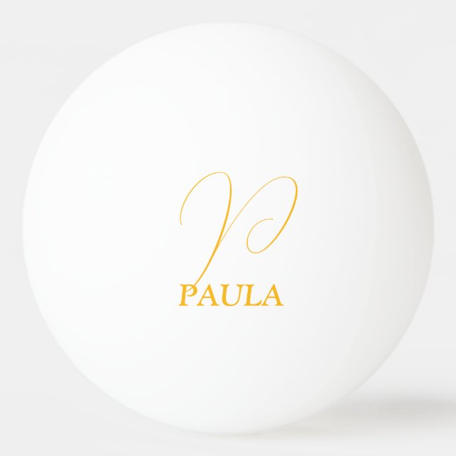 Balle De Ping Pong Boule de ping-pong monogramme (Devant)