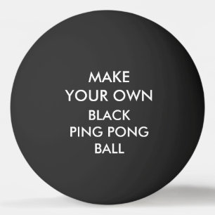 Balle De Ping Pong Boule de ping-pong NOIRE personnalisée par coutum