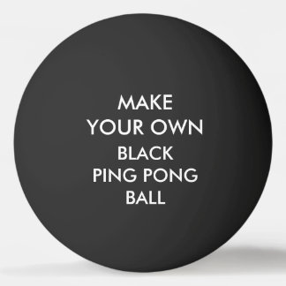 Balle De Ping Pong Boule de ping-pong NOIRE personnalisée par coutume