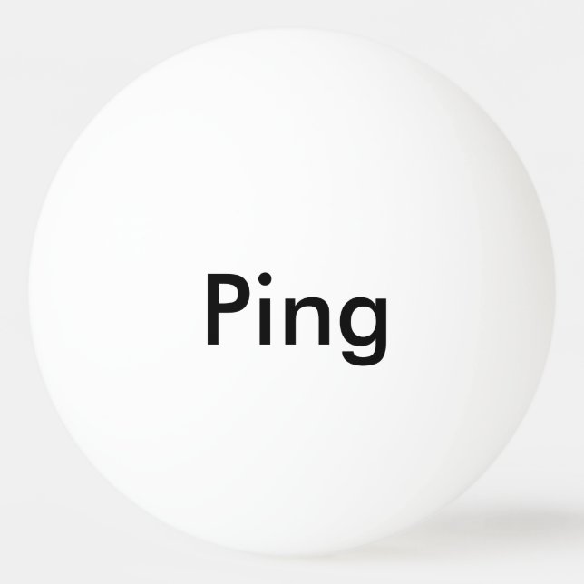 Balle De Ping Pong Boule de ping-pong personnalisée (Devant)