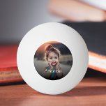 Balle De Ping Pong Boule de ping-pong photo personnalisée<br><div class="desc">Créez votre propre balle de ping-pong personnalisée avec votre image personnalisée. Ajoutez votre photo, votre design ou votre oeuvre préférée pour créer quelque chose de vraiment unique. Pour modifier ce modèle de conception, cliquez sur "Modifier" et téléchargez votre propre image comme indiqué ci-dessus. Cliquez sur le bouton "Customiser" pour ajouter...</div>
