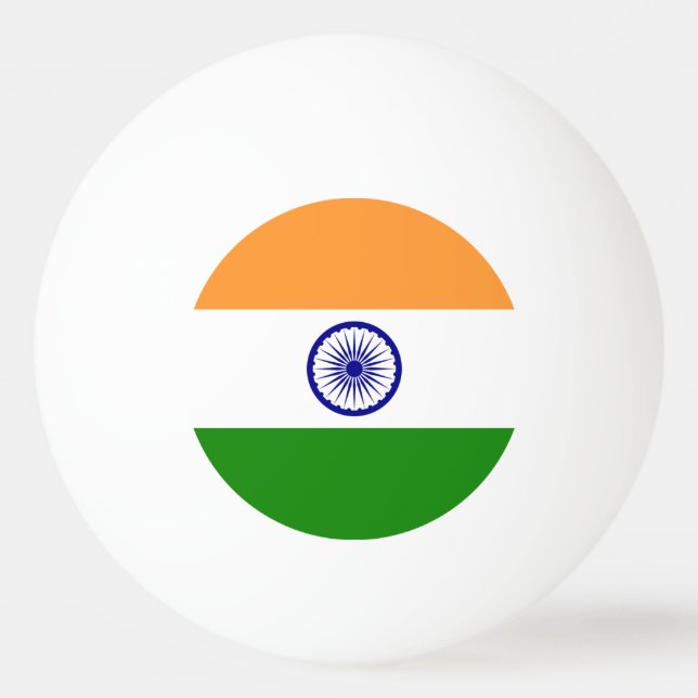 Balle De Ping Pong Boule de ping-pong spéciale avec Drapeau de l'Inde (Dos)
