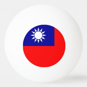 Balle De Ping Pong Boule de ping-pong spéciale avec Drapeau de Taïwan