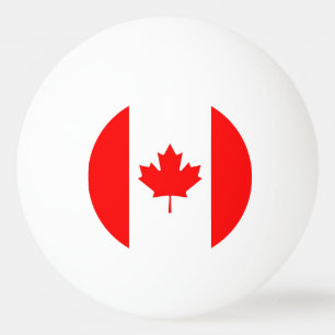 Balle De Ping Pong Boule de ping-pong spéciale avec drapeau du Canada