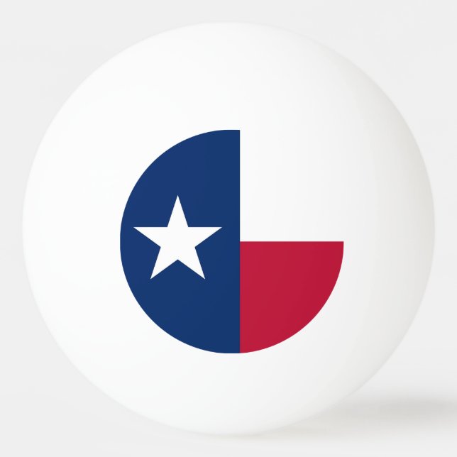 Balle De Ping Pong Boule de ping-pong spéciale avec Drapeau du Texas, (Dos)