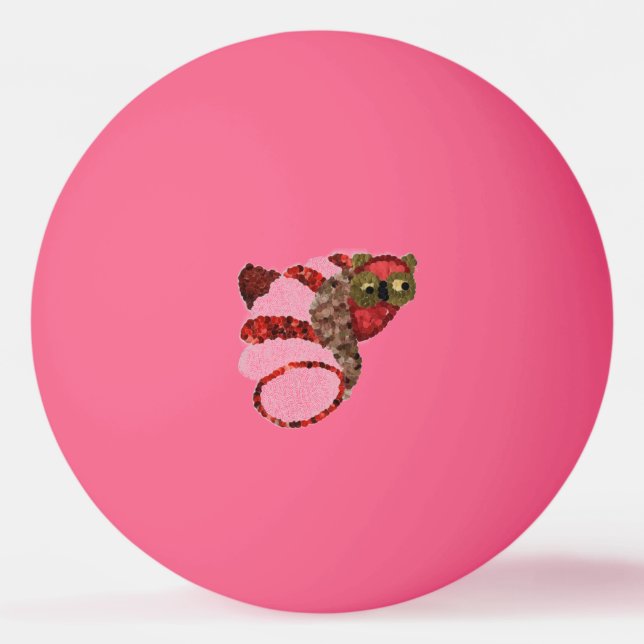 Balle De Ping Pong Boule de tennis de table Owl (Devant)