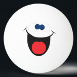 Balle De Ping Pong boule de visage<br><div class="desc">Boule de ping-pong faite sur commande</div>