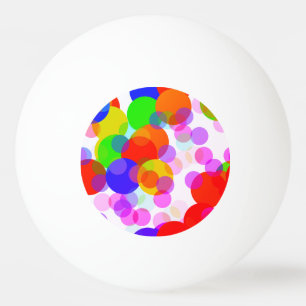 Balle De Ping Pong Boules arc-en-ciel multicolores Ping Pong Ball