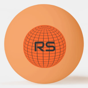 Balle De Ping Pong Boules de golf Monogramme Globe géométrique person