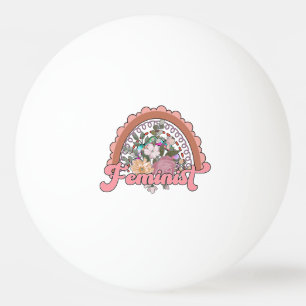 Balle De Ping Pong Boules de ping-pong féministes