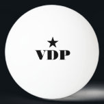 Balle De Ping Pong Boules de ping-pong monogramme personnalisées<br><div class="desc">Boules de ping-pong monogram personnalisées pour ping-pong.  Personnalisable avec texte ou logo,  photo,  image ou image. Ajoutez votre propre nom monogrammé lettres initiales sous l'étoile. Boules de pingpong personnalisées.</div>