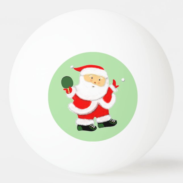 Balle De Ping Pong boules de ping-pong Père Noël (Devant)