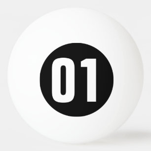 Balle De Ping Pong Boules numérotées au hasard