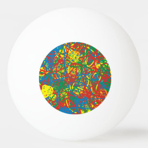 Balle De Ping Pong Bras chaud coloré explosion multi couleur éclabous
