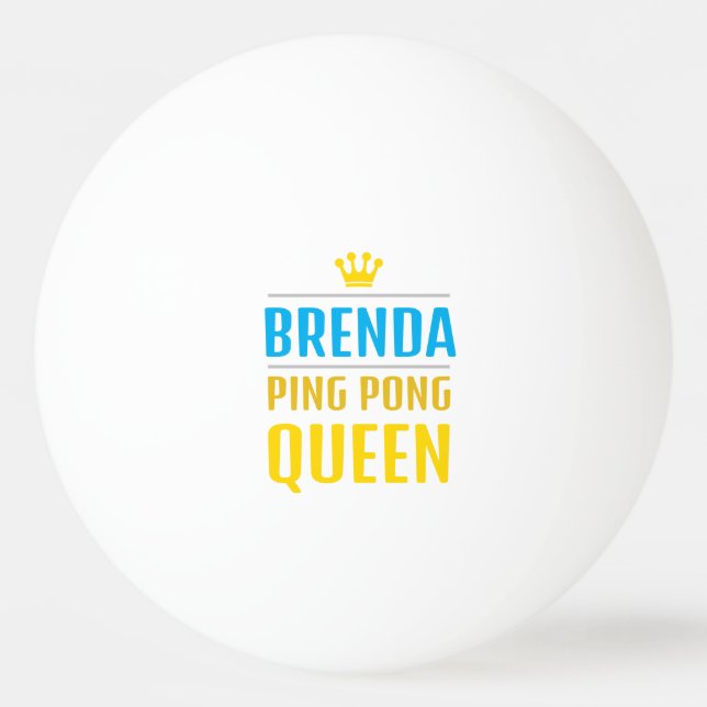 Balle De Ping Pong Brenda (Devant)