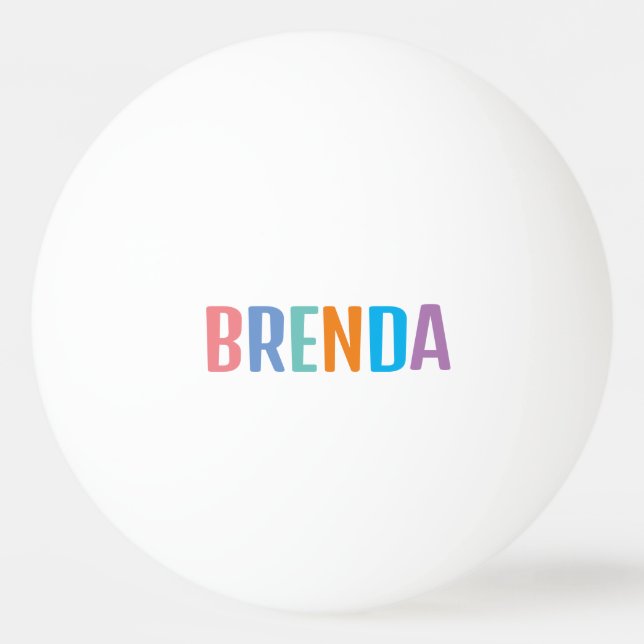 Balle De Ping Pong Brenda (Devant)