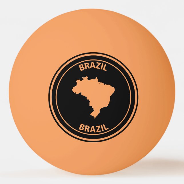 Balle De Ping Pong Brésil (Devant)